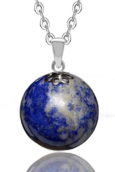 Sertifikalı Aaa Kalite Lapis Lazuli Taşı Kolye (afganistan) ürün görseli 1