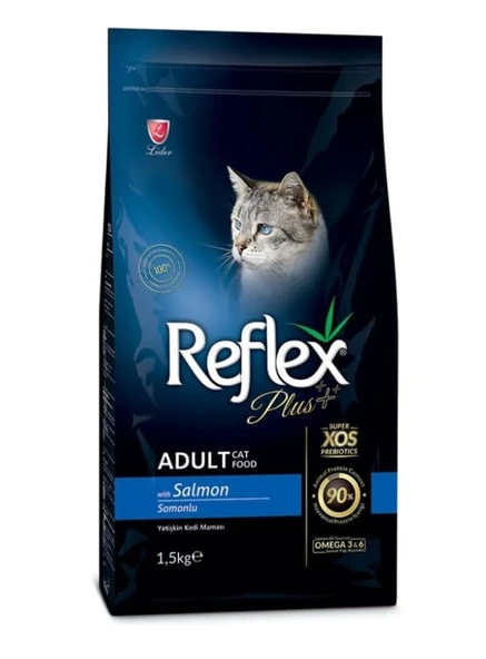 Reflex Plus Sterilised Somonlu Kısırlaştırılmış Yetişkin Kedi Maması 1,5 KG Açık Mama ürün görseli 1
