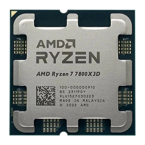 AMD Ryzen 7 7800X3D 4.2GHz 96MB AM5 TRAY 120W (Grafik Kart VAR, Fan YOK) ürün görseli 1