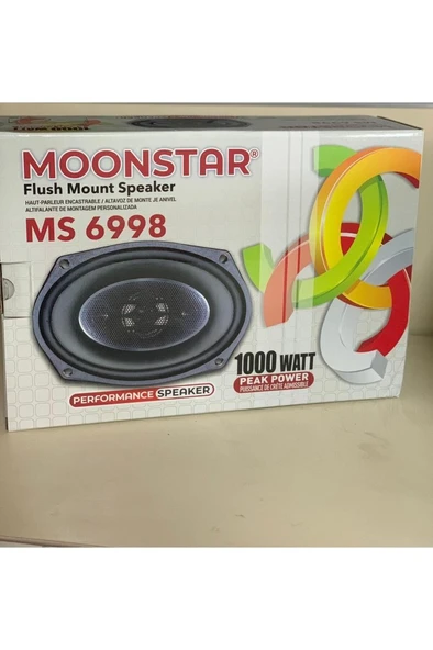 MOONSTAR MS-6998 16X24CM 1000W OVAL HOPARLÖR TAKIMI ürün görseli 1