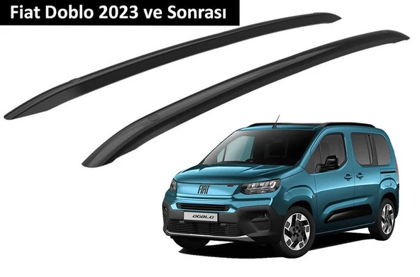 Fiat Doblo 2023 ve Sonrası Orjinal Tip OEM Tavan Çıtası (Siyah Renk) ürün görseli 1