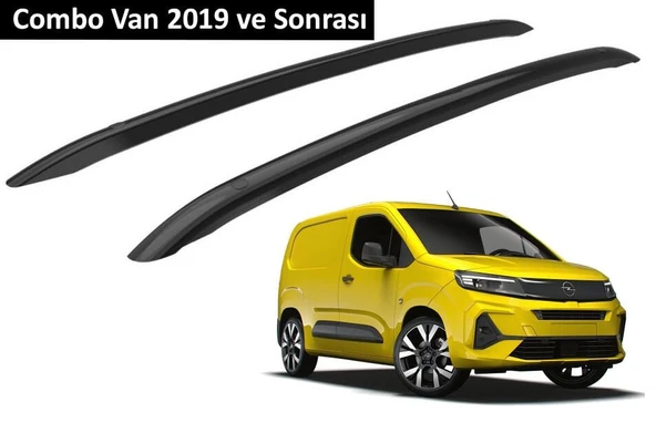 Opel Combo Van 2019 ve Sonrası Orjinal Tip OEM Tavan Çıtası (Siyah Renk) ürün görseli 1