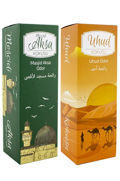 Mescidi Aksa Ve Uhud Kokusu Sprey 400 Ml. Siyah ürün görseli 1