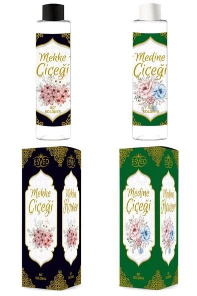 Mekke Çiçeği Ve Medine Çiçeği Kolonya 400Ml. 80 Derece ürün görseli 1