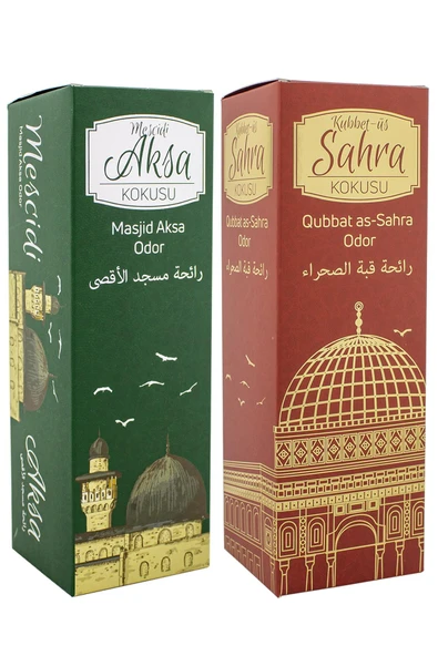 Mescidi Aksa Ve Kubbetüs Sahra Kokusu Sprey 400 Ml. Beyaz ürün görseli 1