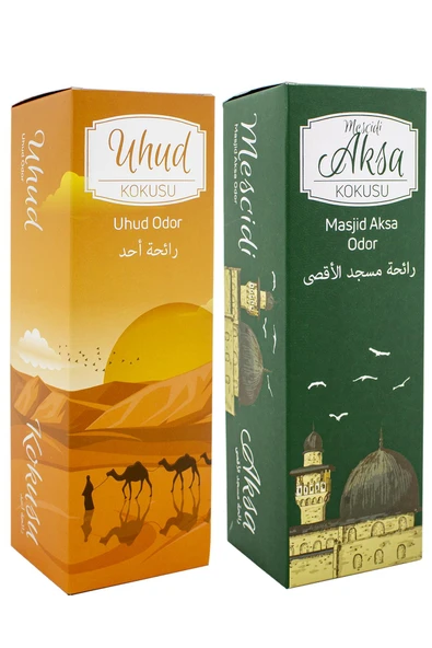 Uhud Ve Mescidi Aksa Kokusu Sprey 400 Ml. Beyaz ürün görseli 1