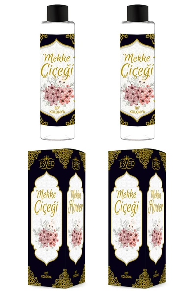 Mekke Çiçeği Kolonya 400Ml. 80 Derece 2 Adet ürün görseli 1