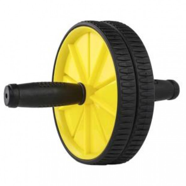 Fitness Karın Kası Sixpack Egzersiz Tekeri Spor Aleti Sarı ürün görseli 1