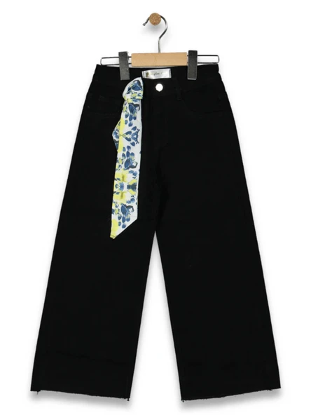 GENİŞ PAÇA JEANS KIZ PANTOLON ürün görseli 1