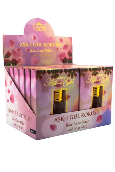 Gül Kokusu Alkolsüz Esans 3ml 12li Paket ürün görseli 1