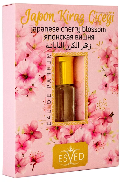 Japon Kiraz Çiçeği Kokusu Parfüm Esansı Alkolsüz Esans 3Ml. ürün görseli 1