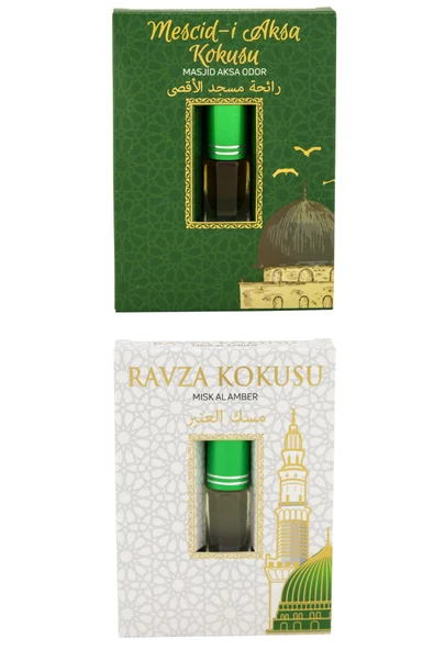 Mescidi Aksa Kokusu Ve Medine Ravza Kokusu Alkolsüz Esans 3ml ürün görseli 1