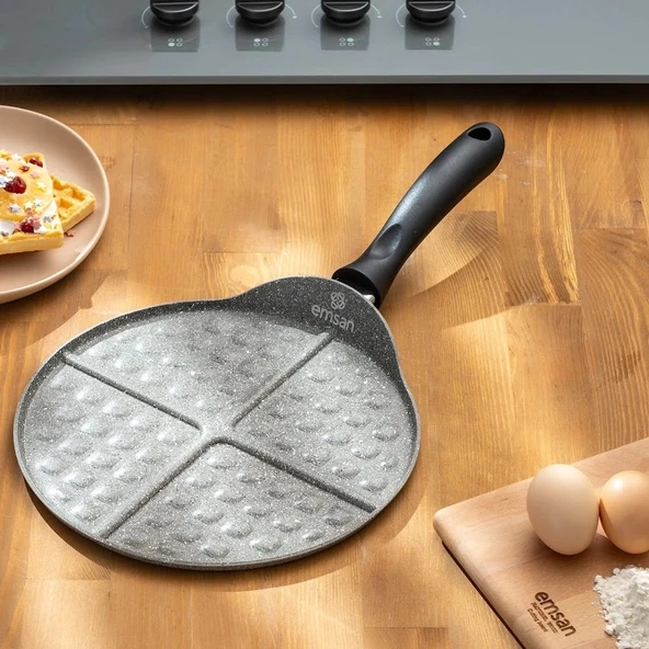 Emsan Rosa Granit Waffle Tavası ürün görseli 1