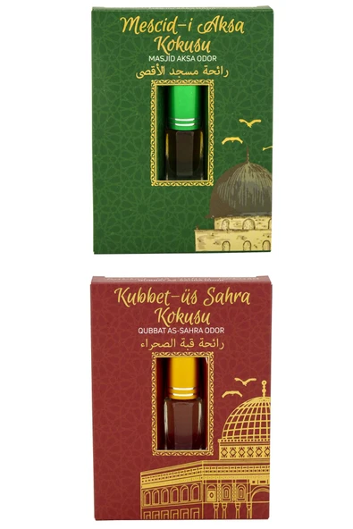 Mescidi Aksa Kokusu Ve Kubbetüs Sahra Kokusu Alkolsüz Esans 3ml ürün görseli 1