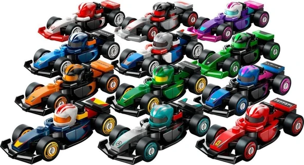 LEGO Minifigures 71049 F1 Race Cars : Tam Set ürün görseli 1