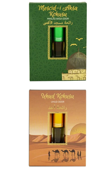Mescidi Aksa Kokusu Ve Uhud Kokusu Alkolsüz Esans 3ml ürün görseli 1