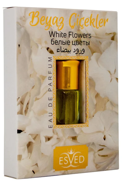 Beyaz Çiçekler Kokusu Parfüm esansı Alkolsüz Esans 3ml. ürün görseli 1