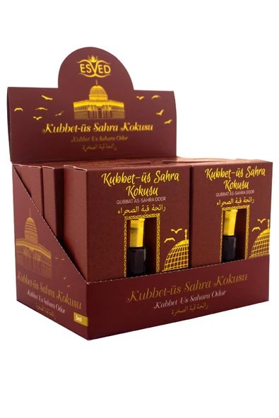 Kubbetüs Sahra Kokusu Alkolsüz Esans 3ml 12li Paket ürün görseli 1