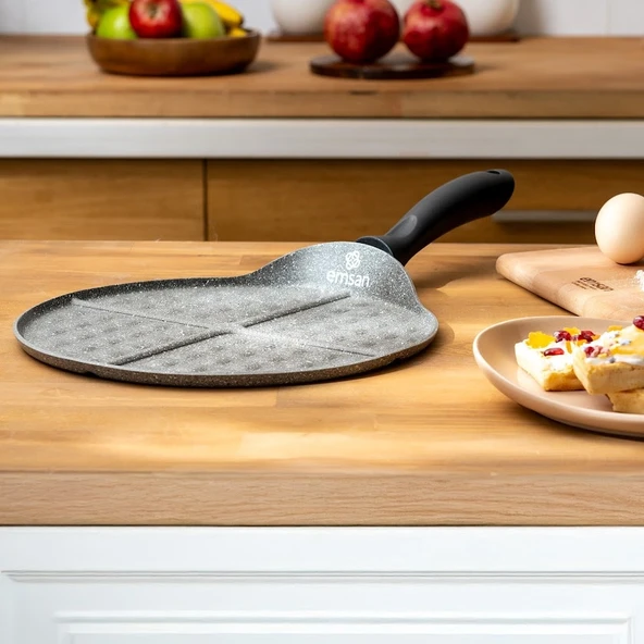 Emsan Rosa Granit Waffle Tavası - Resim 4