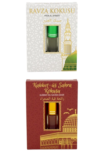 Medine Ravza Kokusu Ve Kubbetüs Sahra Kokusu Alkolsüz Esans 3ml ürün görseli 1
