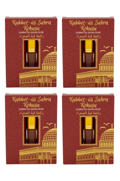 Kubbetüs Sahra Kokusu Alkolsüz Esans 3ml 4 Adet ürün görseli 1