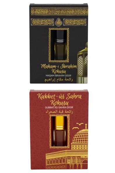Makamı İbrahim Kokusu Ve Kubbetüs Sahra Kokusu Alkolsüz Esans 3ml ürün görseli 1