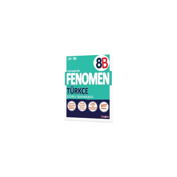 Fenomen Okul Yayınları 8. Sınıf LGS Türkçe B Fenomen Soru Bankası ürün görseli 1