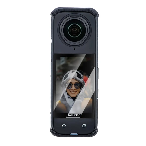 Insta360 X3 Aksiyon Kamera Uyumlu 4 Adet Şeffaf Ekran koruyucu Nano Jelatin ürün görseli 1