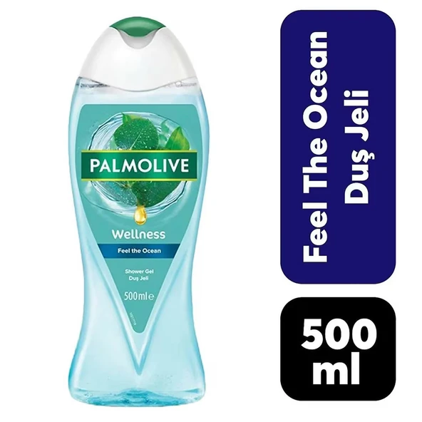 Palmolive Duş Jeli Wellness Feel The Ocean 500 ml - Resim 2