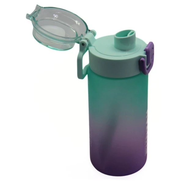 Shotay Soft Gradient Su Matarası PC Mor 600Ml - Resim 3