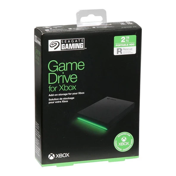 Seagate Game Drive XBOX Uyumlu 2TB HDD Harddisk Siyah-E - Resim 3