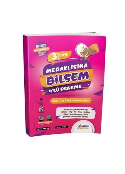 Meraklı Zihinler 3.Seviye Meraklı Bilsem 4'lü Deneme ürün görseli 1