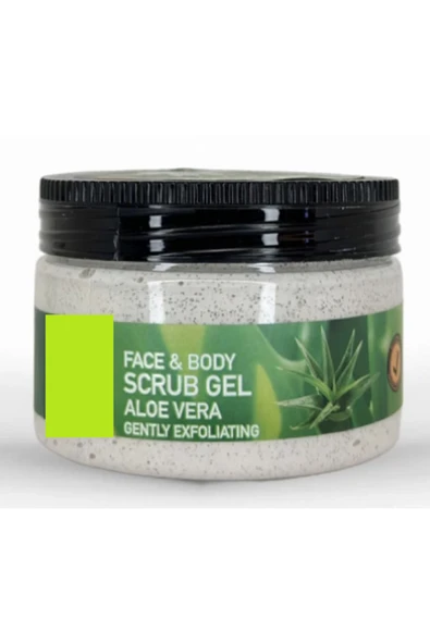 OSTWİNT Face And Body Yüz ve Vücut İçin Peeling Etkili Scrub Gel Aloe Vera 300ml ürün görseli 1
