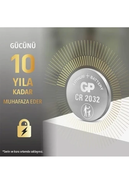 Gp Cr2032 Dl2032 3 V Pil - Resim 2