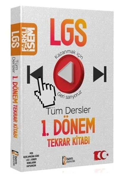 İsem Yayınları 8. Sınıf LGS Tüm Dersler 1.Dönem Tekrar Kitabı ürün görseli 1