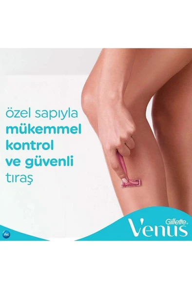 Gillette Venus Simply Venus 2 Basic Kadın Tıraş Bıçağı 5'li - Resim 7