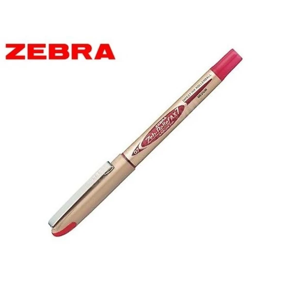 ZEBRA ROLLER KALEM 07 mm KIRMIZI (AX7) ürün görseli 1