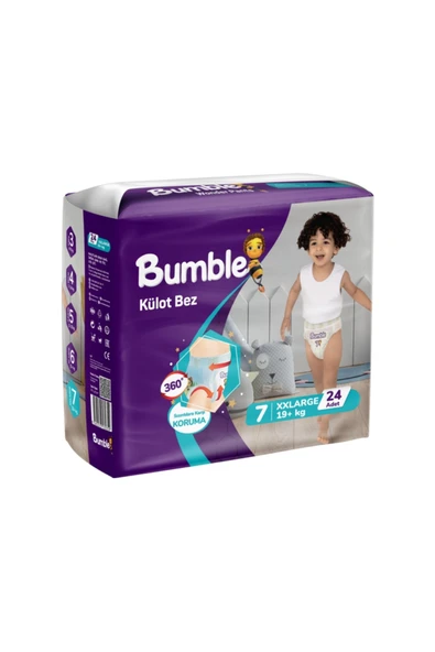 Bumble XXLarge Külot Bebek Bezi 7 Beden 19+ Kg 24 Adet ürün görseli 1