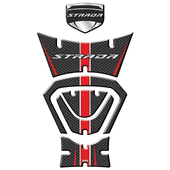 Mondial Strada 125 2022 - 2024 Uyumlu Tank Pad Set 004 ürün görseli 1