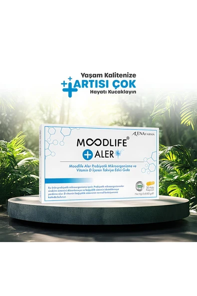 Moodlife Aler Probiyotik D Vitamin 30 Kapsül - Resim 2