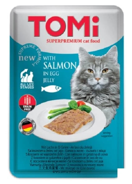 Tomi Pate Somon ve Yumurtalı Yetişkin Kedi Konservesi 100gr ürün görseli 1