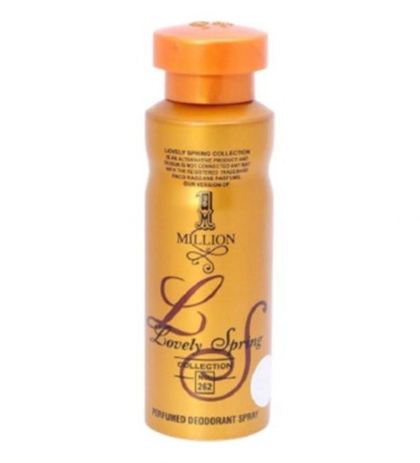 Lovely Spring One Million Deodorant 200 ml ürün görseli 1