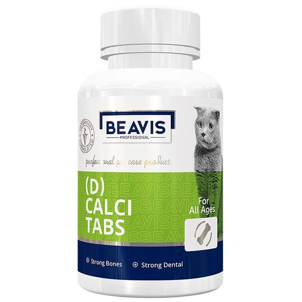 Beavis D3 Calci Tabs Cat Kalsiyum Tablet 126gr 84 Tablet ürün görseli 1