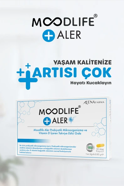 Moodlife Aler Probiyotik D Vitamin 30 Kapsül ürün görseli 1