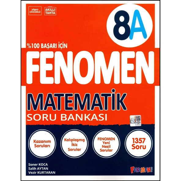 Gama Yayınları 8. Sınıf Matematik Fenomen (A) Soru Bankası ürün görseli 1