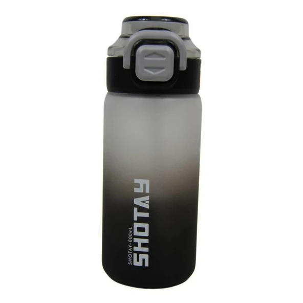 Shotay Soft Gradient Su Matarası PC Siyah 600Ml ürün görseli 1
