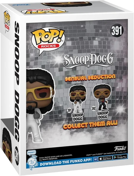 Funko Pop Rocks: Snoop Dogg- Sensual Seduction Figür - Resim 3