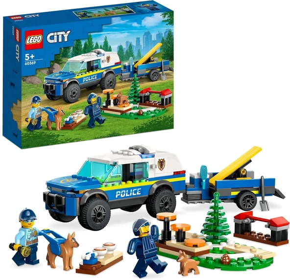Lego® City Mobil Polis Köpeği Eğitimi 60369-5 Yaş Ve Üzeri Çocuklar Için Oyuncak Yapım Seti (197 Par ürün görseli 1