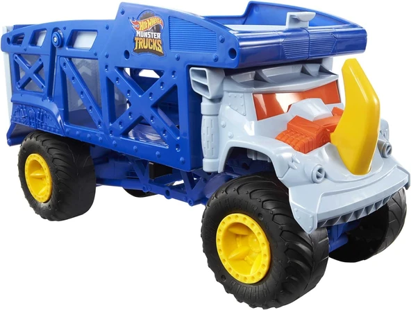 Hot Wheels Monster Trucks Rhino Taşıyıcı Kamyon, 12 Adet 1:64 Ölçekli Monster Trucks Veya 32 Adet Ho ürün görseli 1