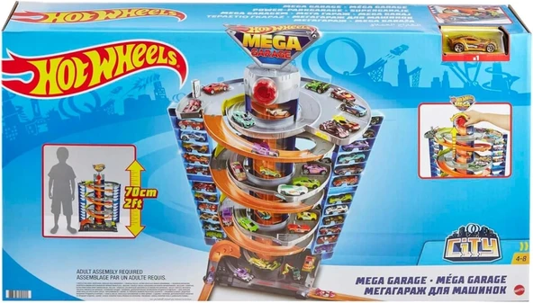 Hot Wheels Mega Garaj, 4 Yaş Ve Üzeri, Gtt95 - Resim 3